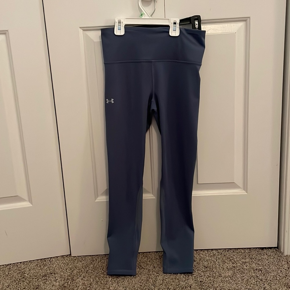 Blue/grey Under Armour workout leggings